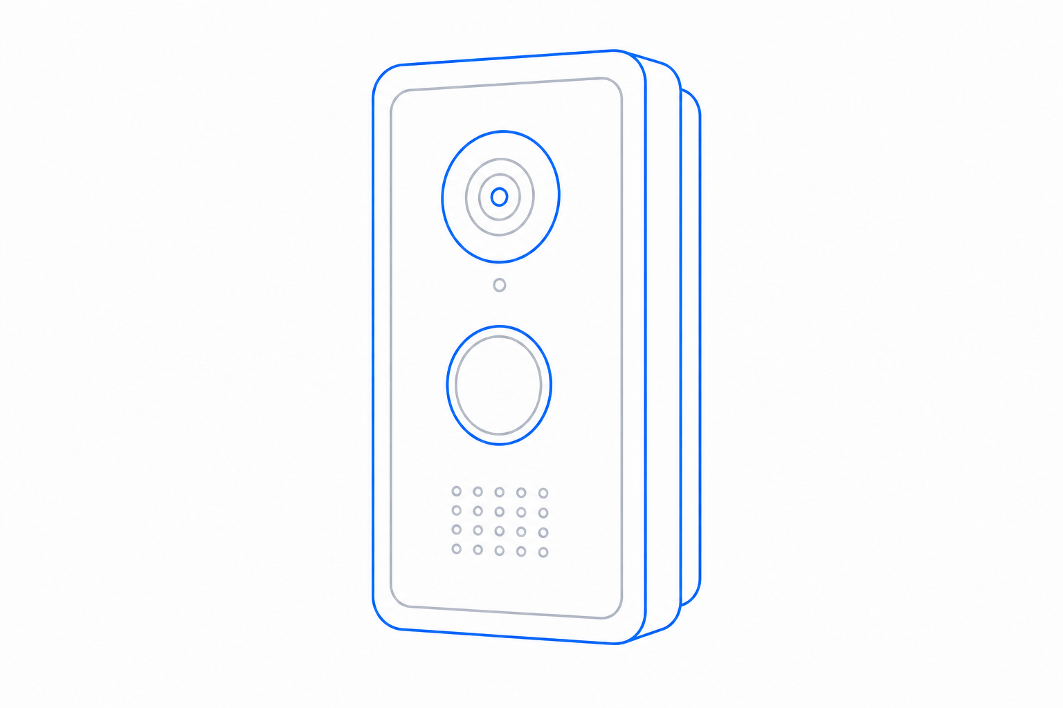 SIP Door Intercom product illustration for the CloudIP communications & ucaas hardware catalog.